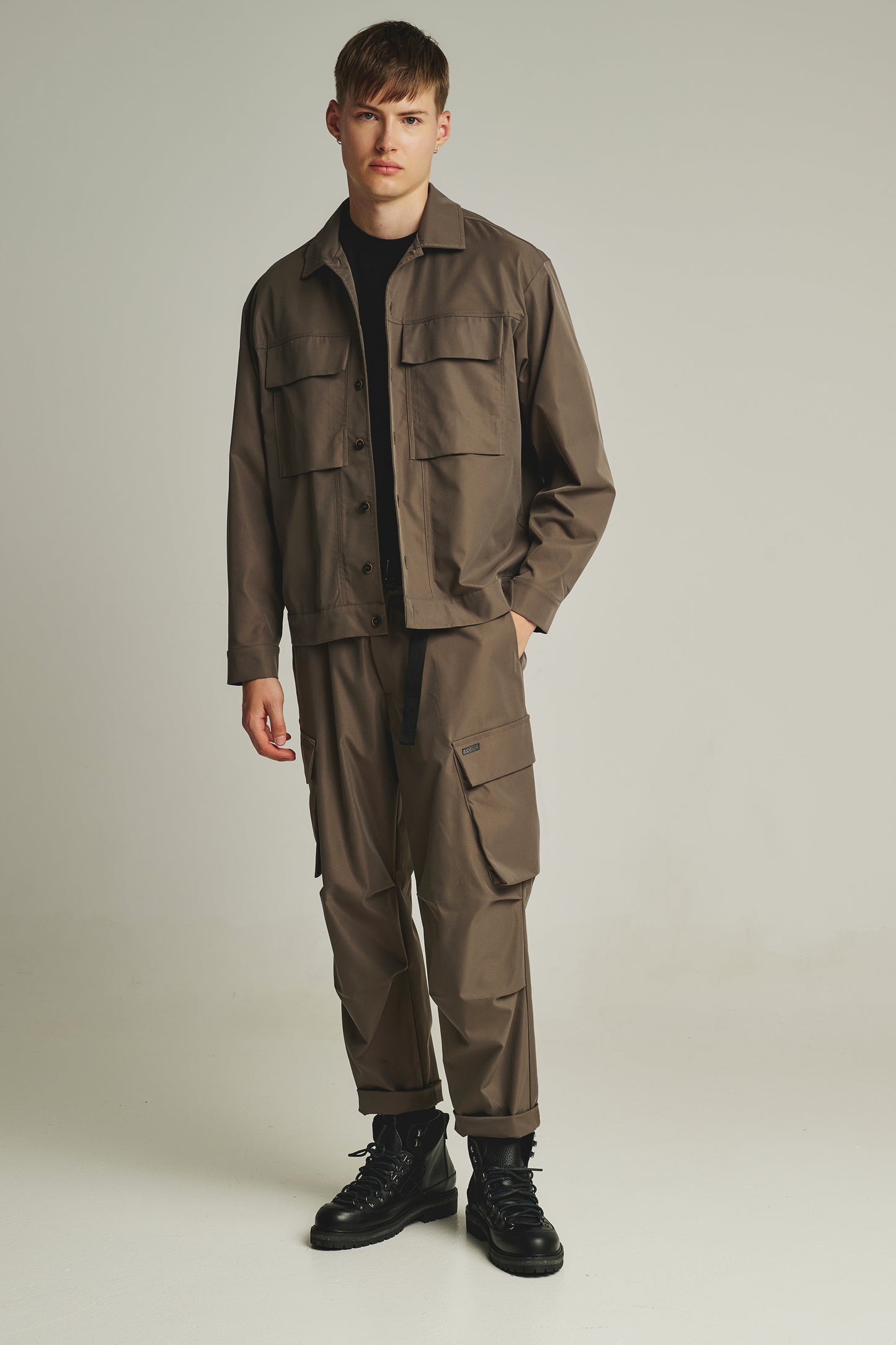 P/COC DOUBLE POCKET SAFARI OVERSHIRT