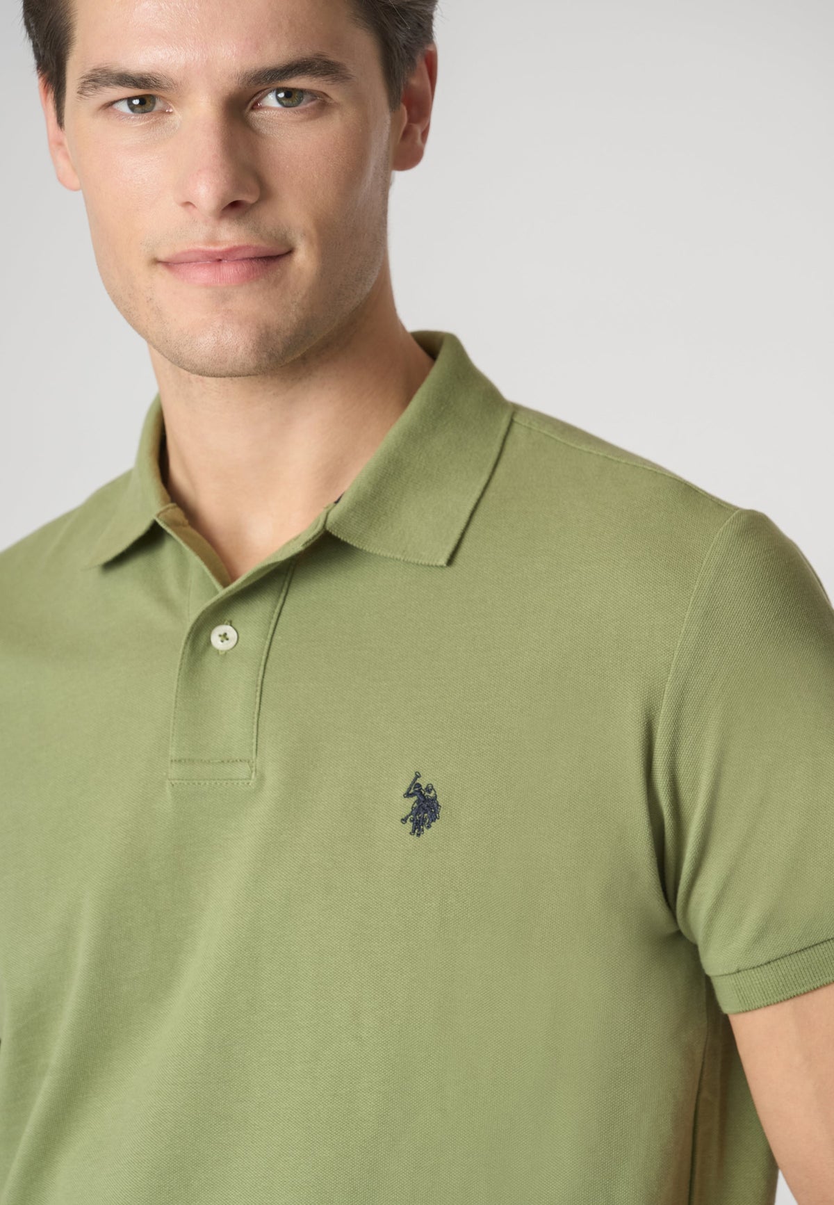 U.S POLO ASSN MAN BASIC COLLAR T SHIRT