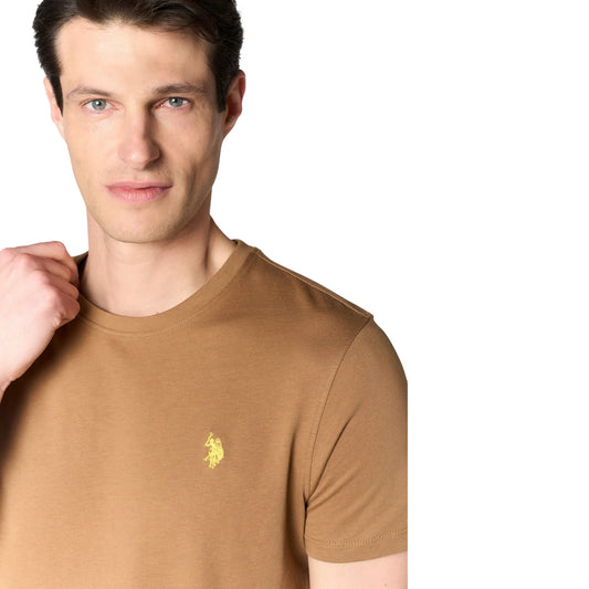 U.S POLO ASSN MAN SILVER & GOLD BASIC T SHIRT