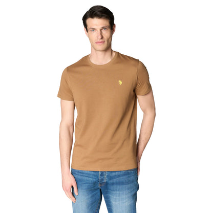 U.S POLO ASSN MAN SILVER & GOLD BASIC T SHIRT