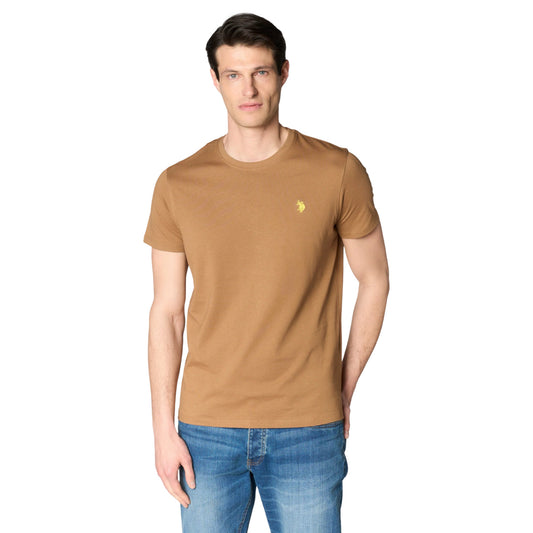 U.S POLO ASSN MAN SILVER & GOLD BASIC T SHIRT