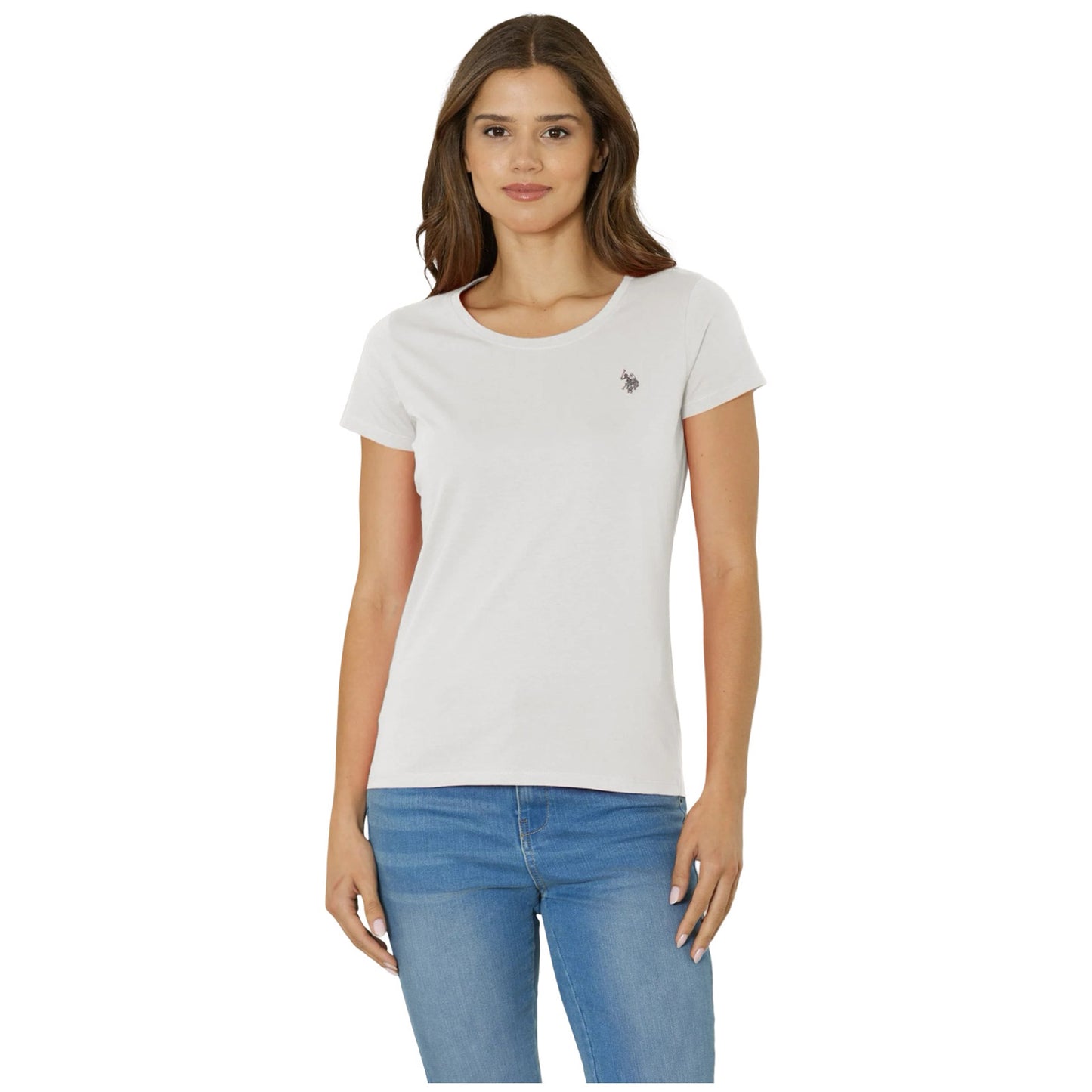 U.S POLO ASSN WOMAN LIGHT JERSEY COTTON T SHIRT