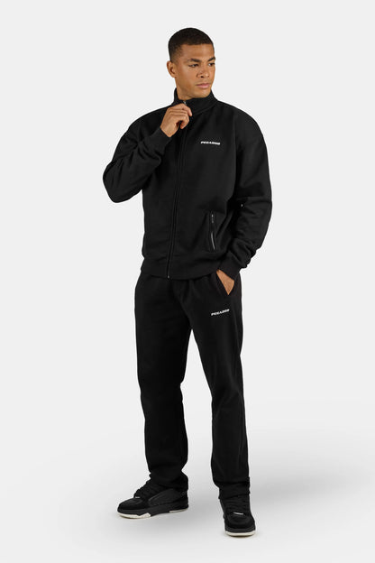 PEGADOR LOGO OVERSIZED SWEAT TRACK JACKET