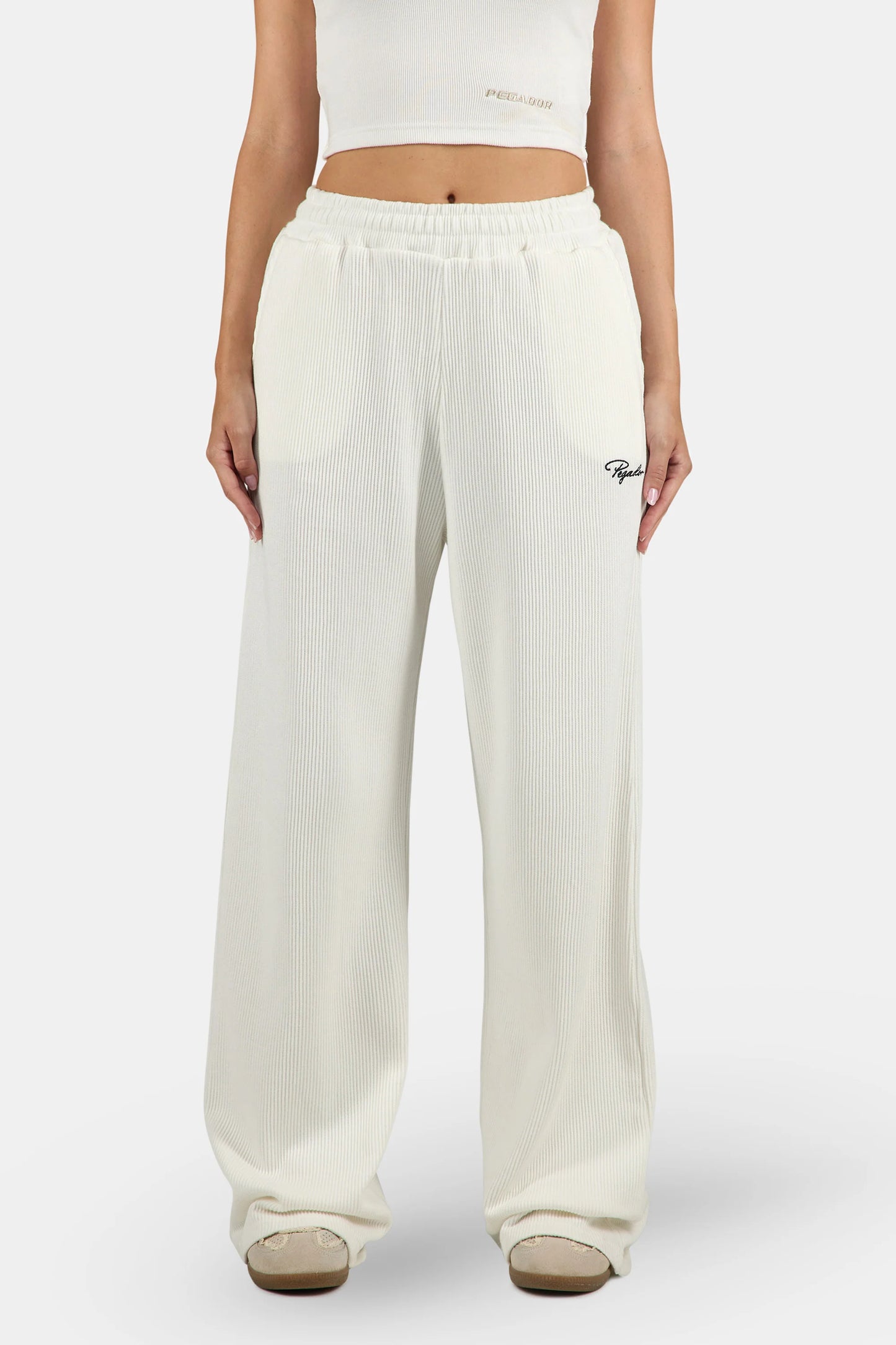 PEGADOR WOMAN DAYITA LOOSE RIB PANTS