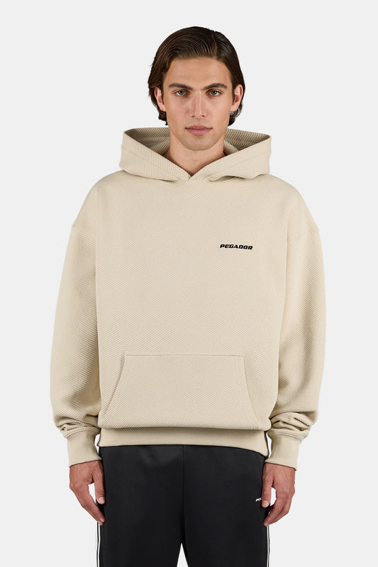 PEGADOR TATE STRUCTURED OVERSIZED HOODIE