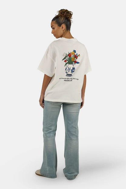 PEGADOR WOMAN MODRA OVERSIZED T SHIRT