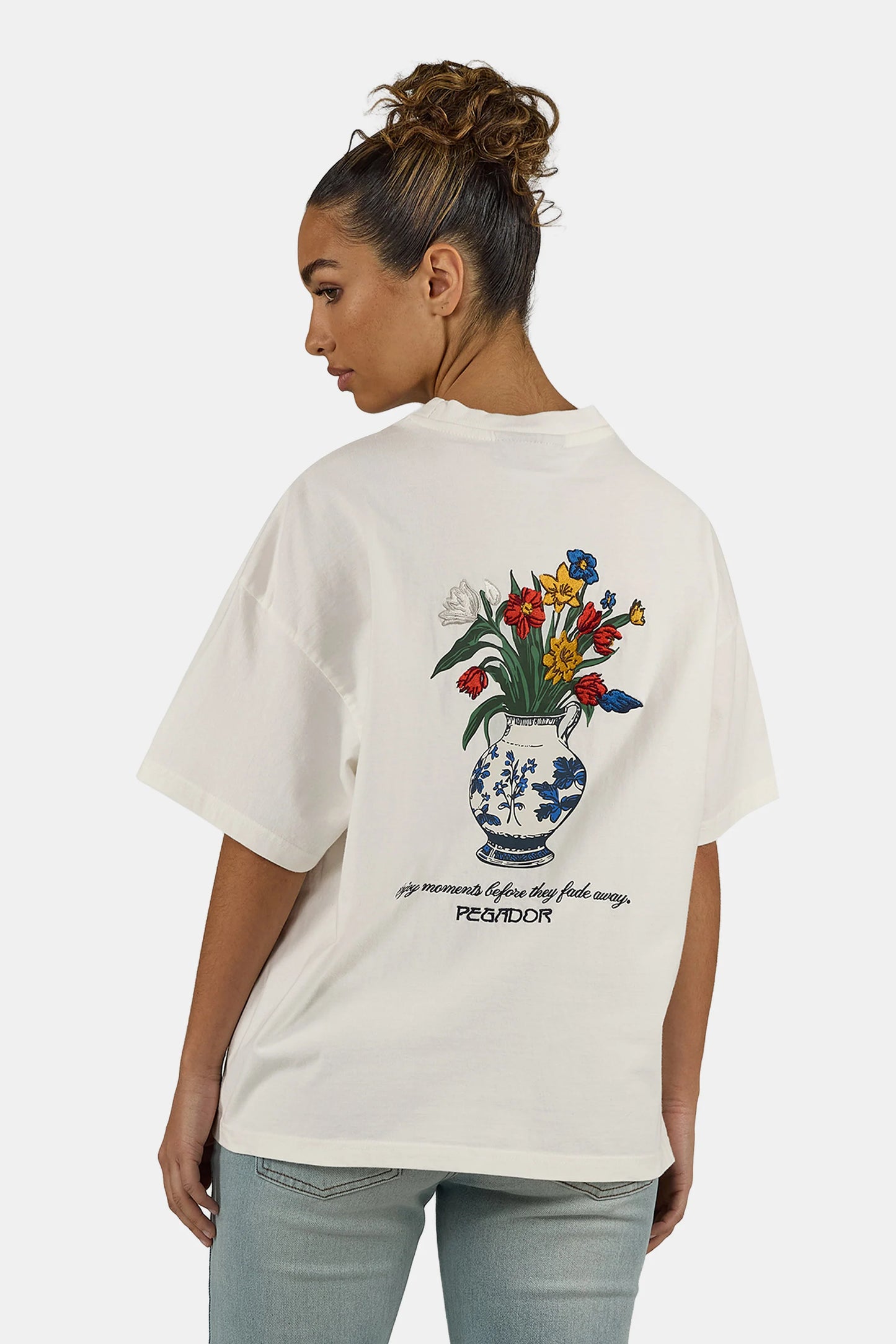 PEGADOR WOMAN MODRA OVERSIZED T SHIRT