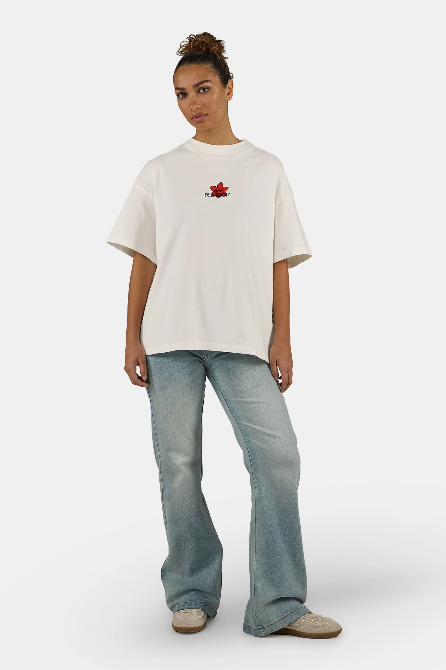 PEGADOR WOMAN MODRA OVERSIZED T SHIRT