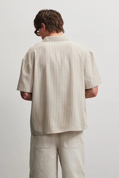 PEGADOR MURCIA STRIPED SS SHIRT