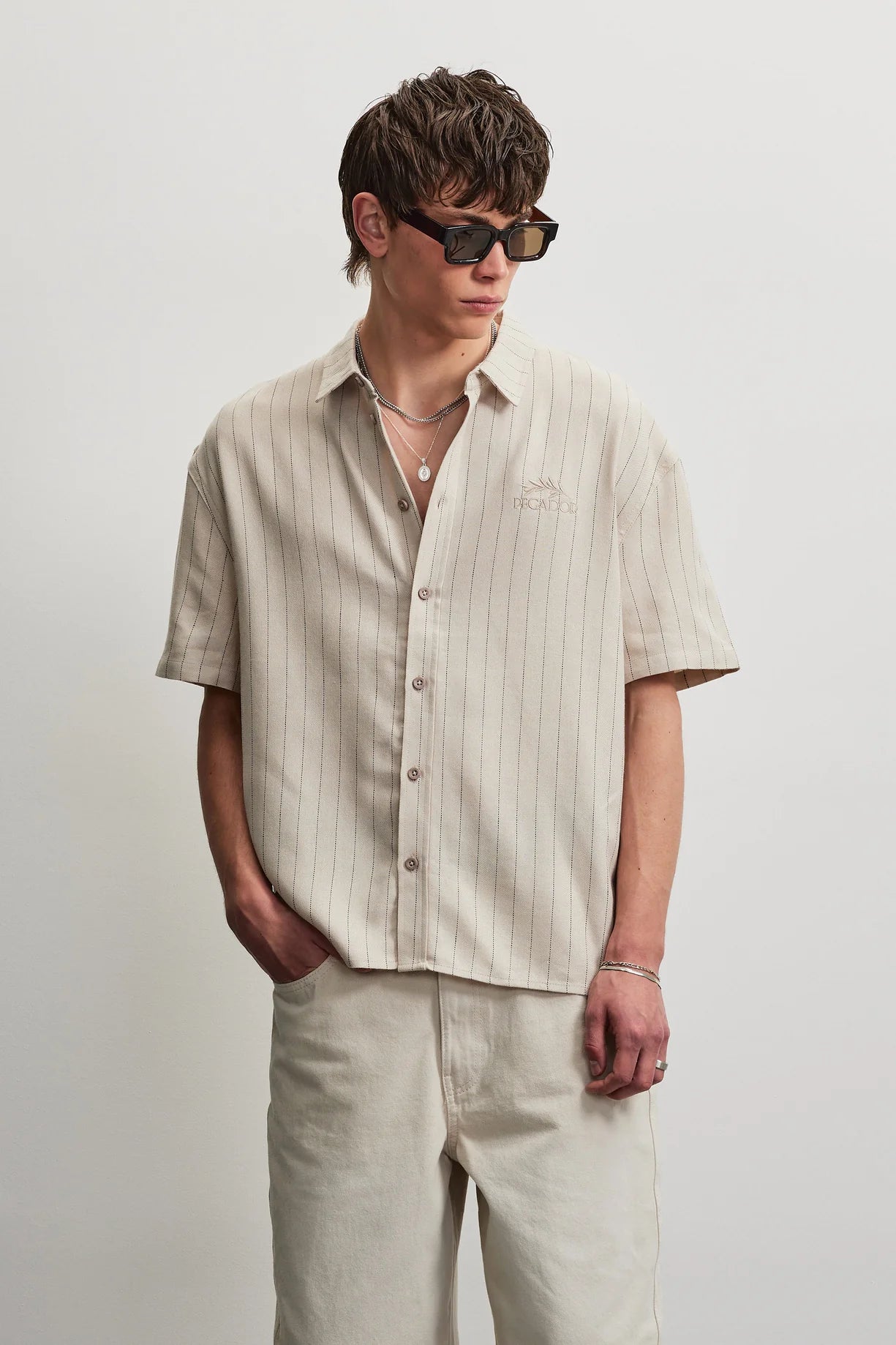 PEGADOR MURCIA STRIPED SS SHIRT