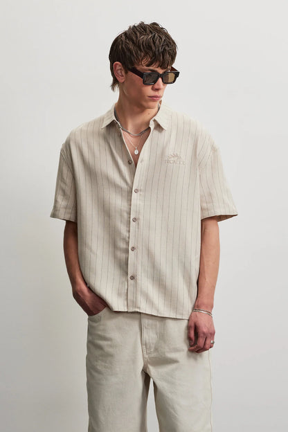 PEGADOR MURCIA STRIPED SS SHIRT