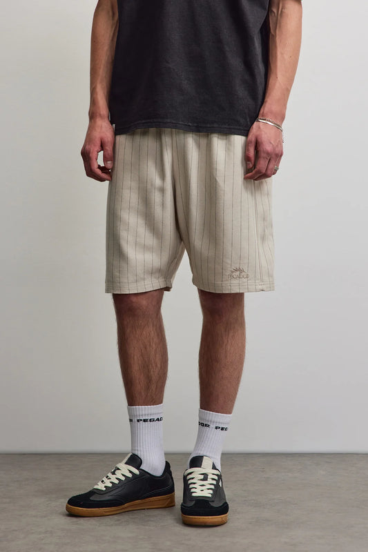 PEGADOR KENMARE PINSTRIPE SHORTS