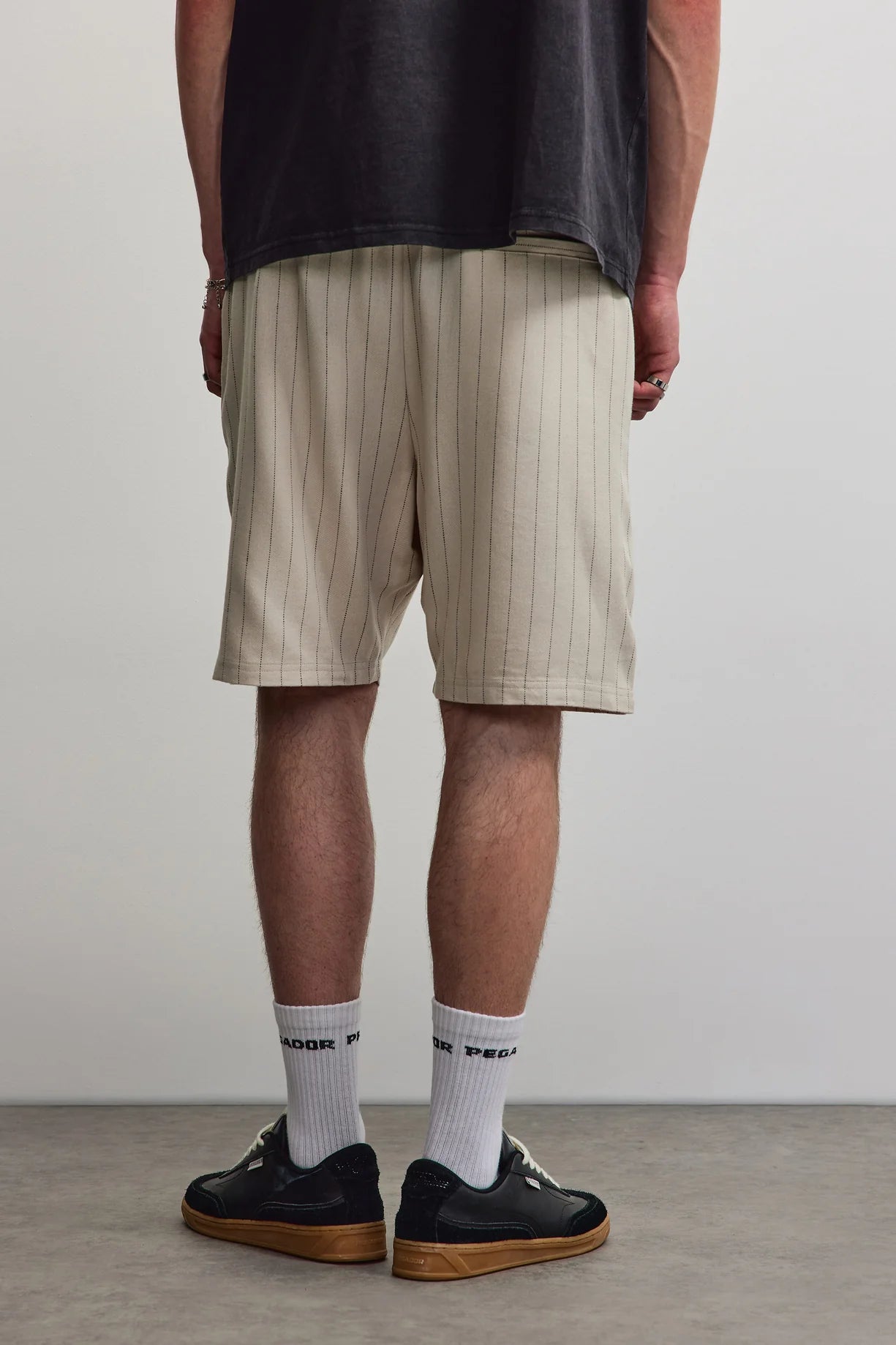 PEGADOR KENMARE PINSTRIPE SHORTS