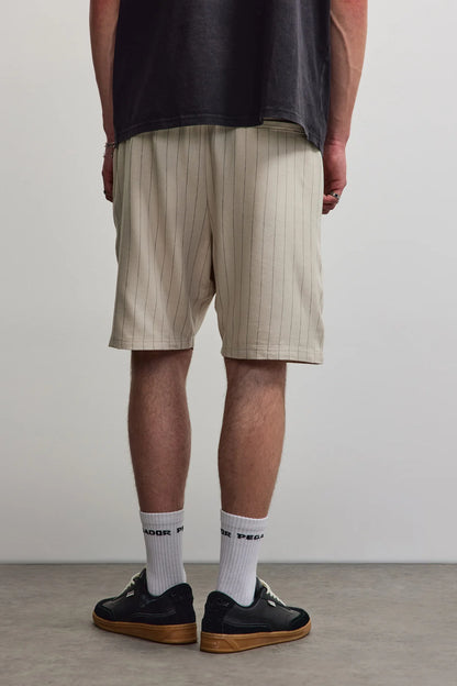 PEGADOR KENMARE PINSTRIPE SHORTS
