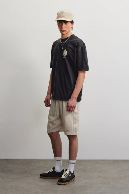 PEGADOR KENMARE PINSTRIPE SHORTS