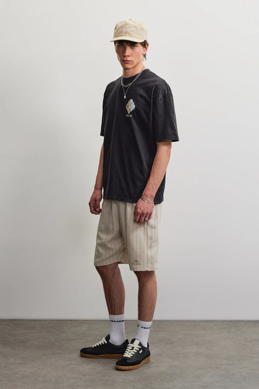PEGADOR KENMARE PINSTRIPE SHORTS