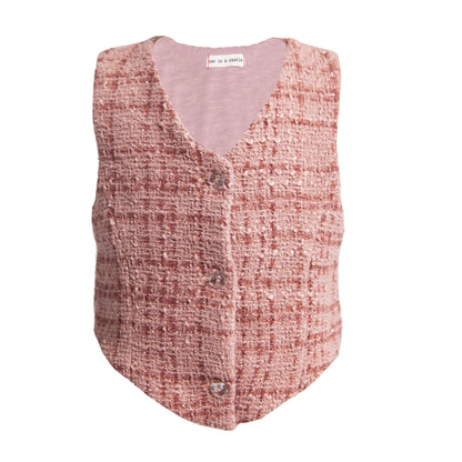TC THE FESTIVE DROP TWEED VEST