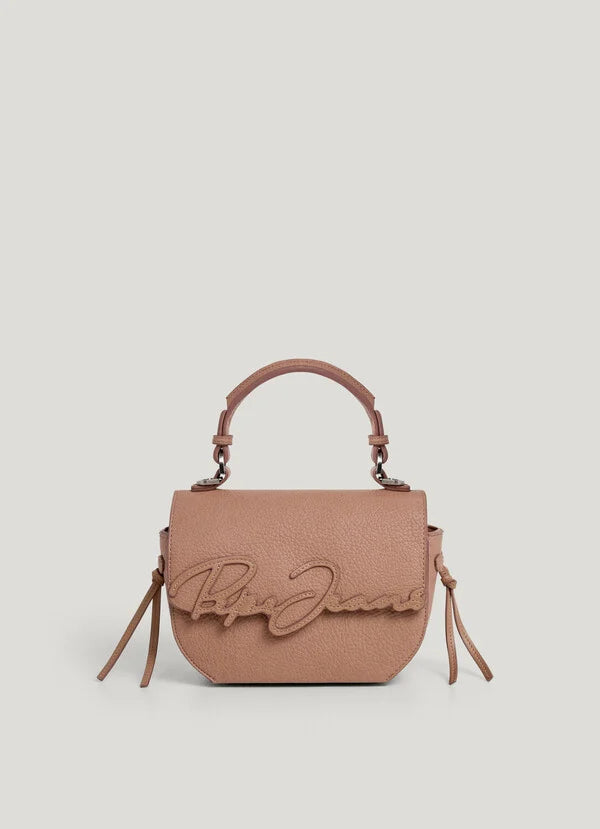 PEPE JEANS WOMAN AMBER SCRIPT FLAP BAG