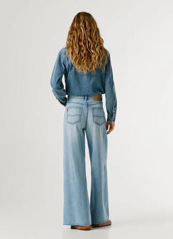 PEPE JEANS WOMAN  WIDE LEG JAIMY DENIM PANTS