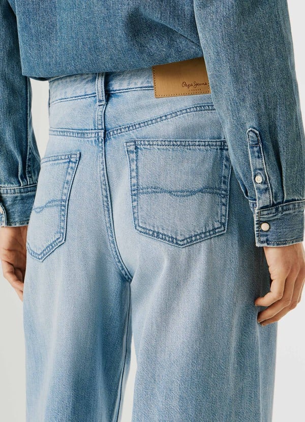 PEPE JEANS WOMAN  WIDE LEG JAIMY DENIM PANTS