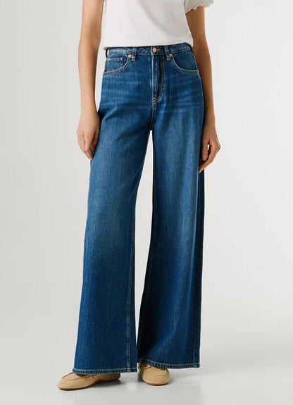 PEPE JEANS WOMAN WIDE LEG JAIMY DENIM PANTS