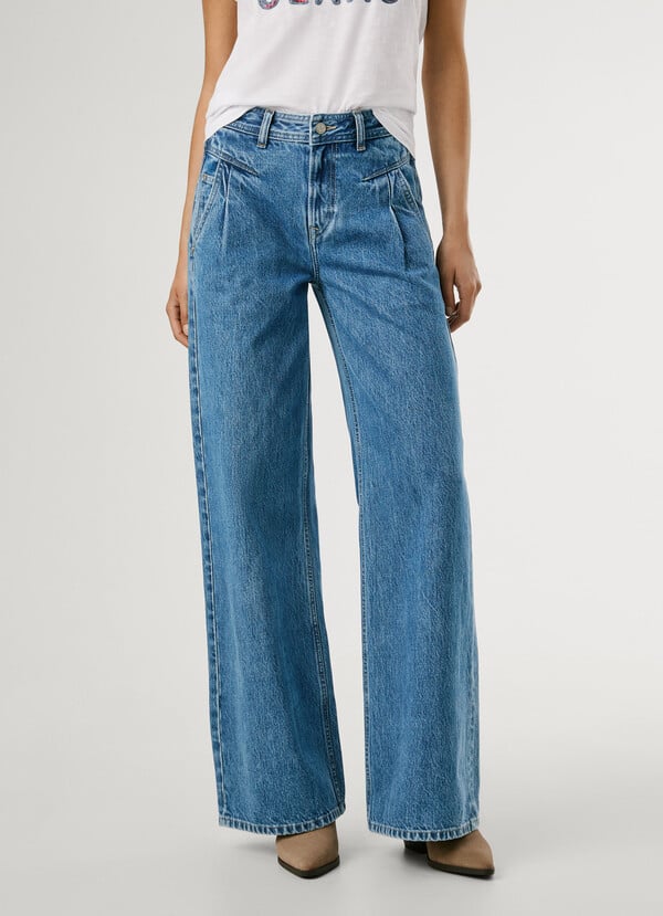PEPE JEANS WOMAN HIGH-RISE WIDE FIT JEANS