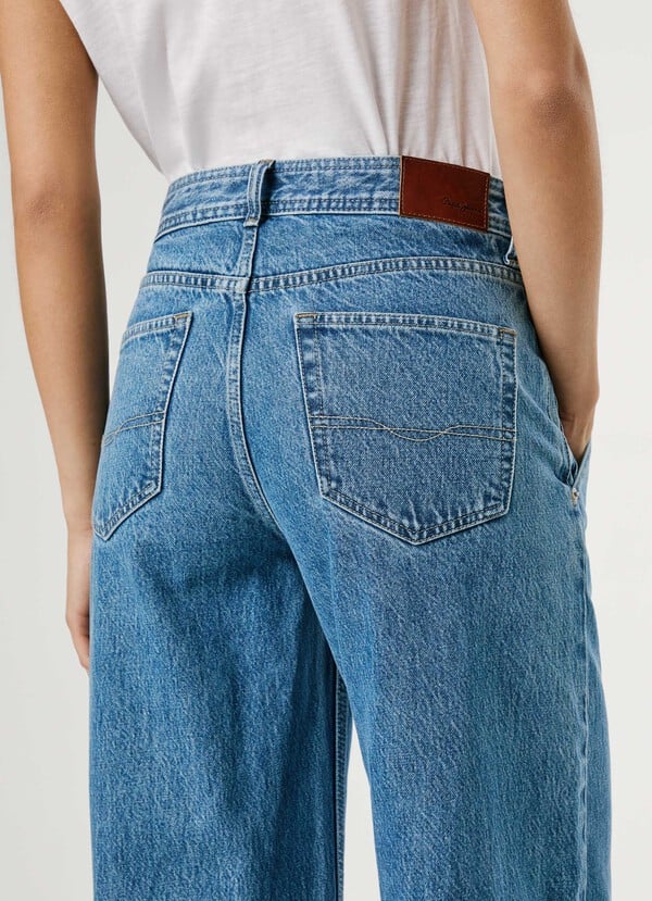 PEPE JEANS WOMAN HIGH-RISE WIDE FIT JEANS