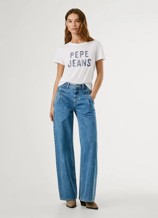 PEPE JEANS WOMAN HIGH-RISE WIDE FIT JEANS