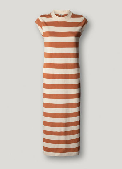 PEPE JEANS WOMAN LILA DRESS STRIPES