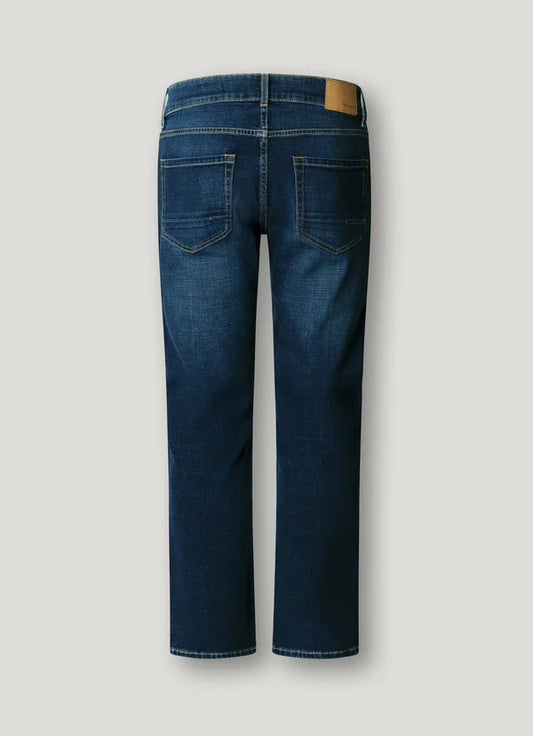 PEPE JEANS MAN CASH STRAIGHT FIT MID-RISE DENIM PANTS