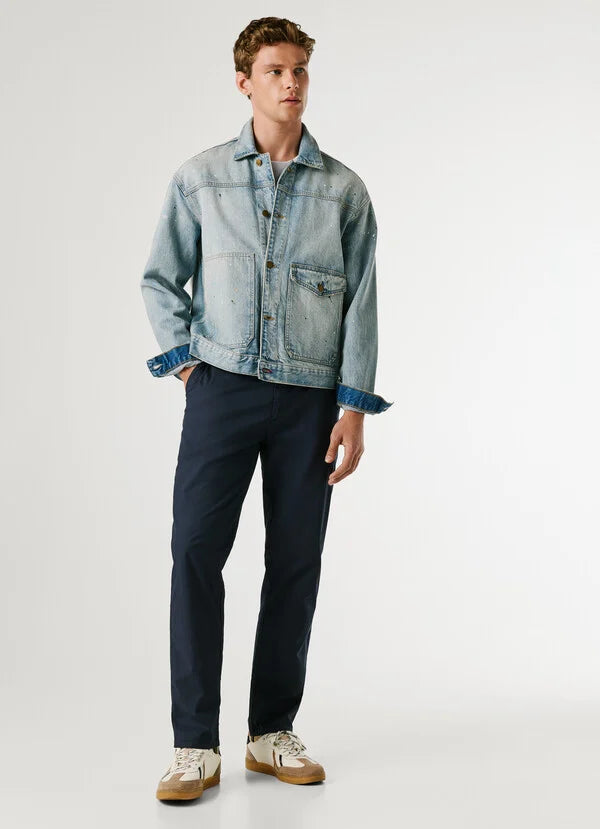 PEPE JEANS MAN SLIM CHINO POPLIN PANTS