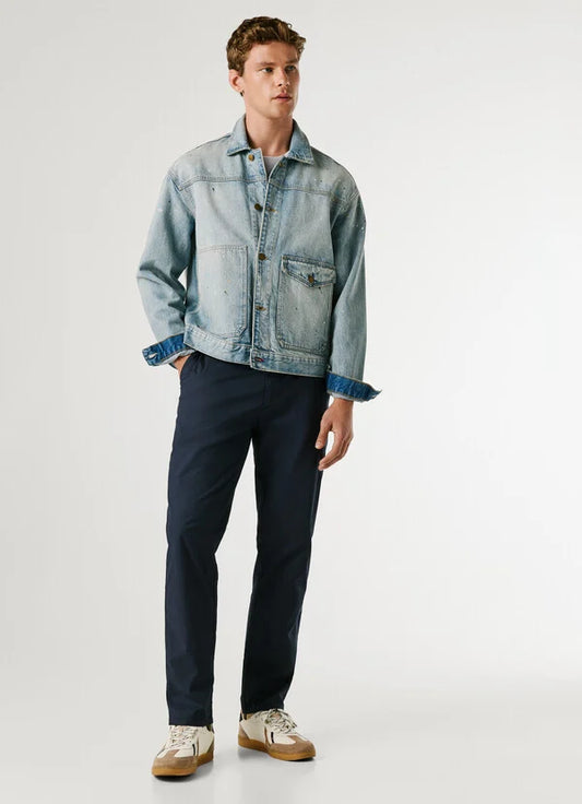 PEPE JEANS MAN SLIM CHINO POPLIN PANTS
