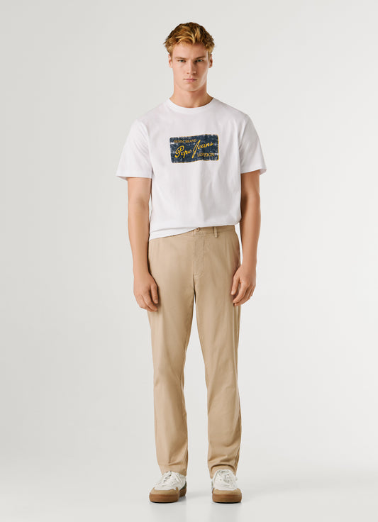 PEPE JEANS SLIM CHINO POPLIN PANTS