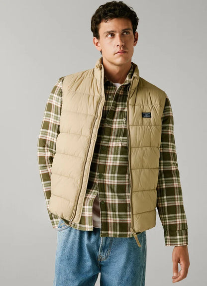 PEPE JEANS MAN ZIP CLOSURE PADDED GILET