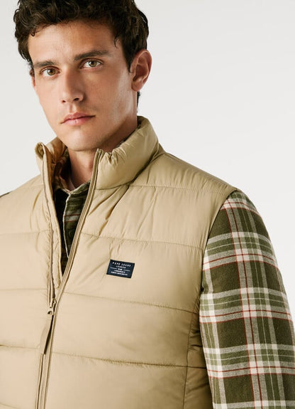 PEPE JEANS MAN ZIP CLOSURE PADDED GILET