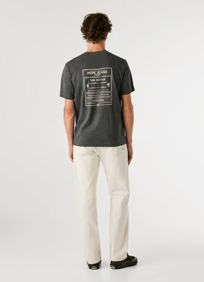 PEPE JEANS MAN TODD RELAXED FIT BACK PRINT T SHIRT
