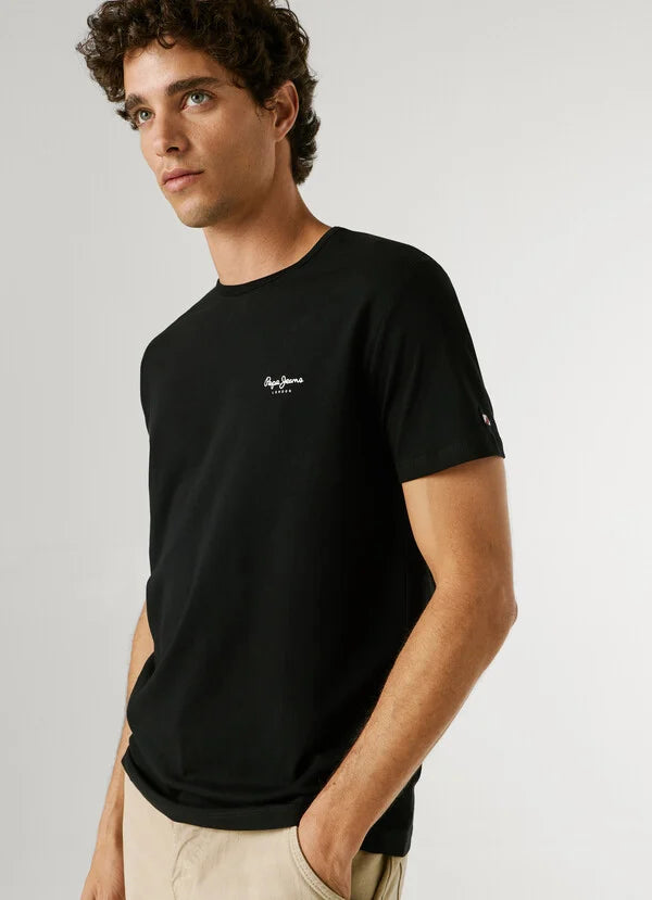 PEPE JEANS MAN SLI FIT LOGO T SHIRT
