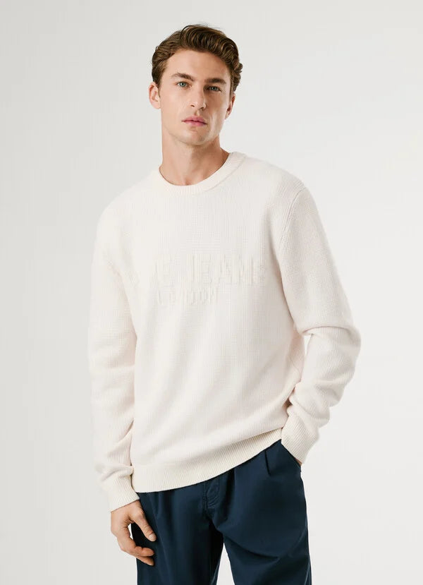 PEPE JEANS MAN PHINEAS KNITTED LOGO JUMPER