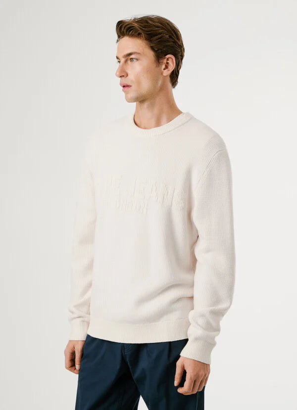 PEPE JEANS MAN PHINEAS KNITTED LOGO JUMPER