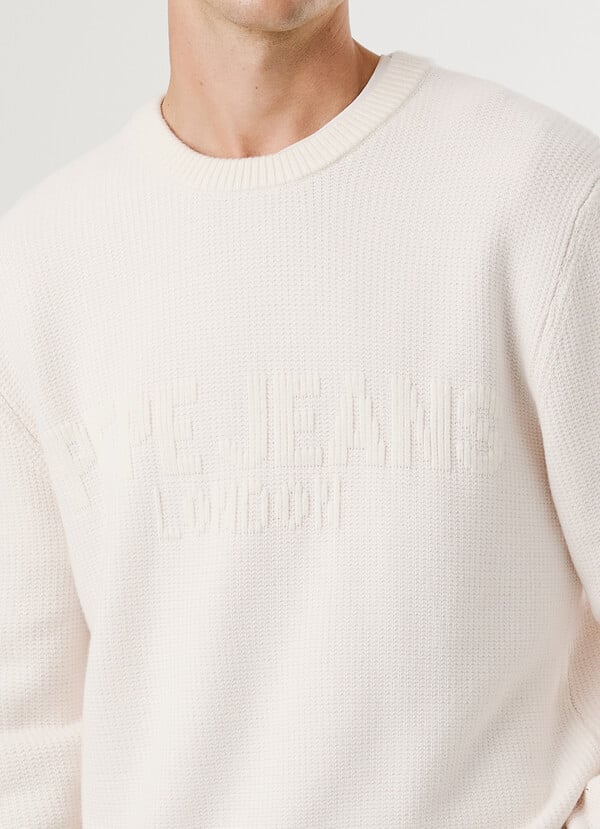 PEPE JEANS MAN PHINEAS KNITTED LOGO JUMPER