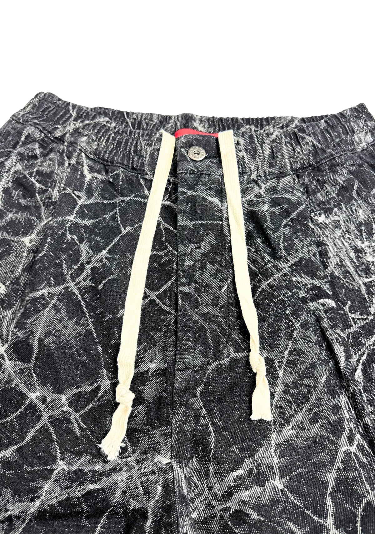 ACUPUNCTURE FASHION PATCH WORK OVERSIZED PANTS