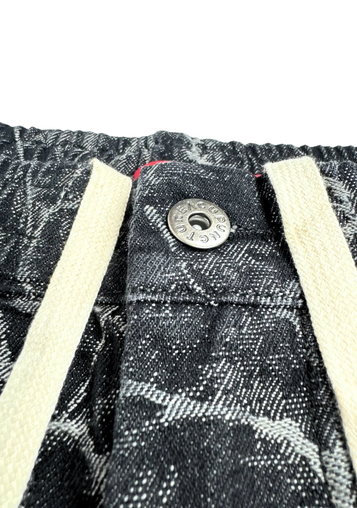 ACUPUNCTURE FASHION PATCH WORK OVERSIZED PANTS