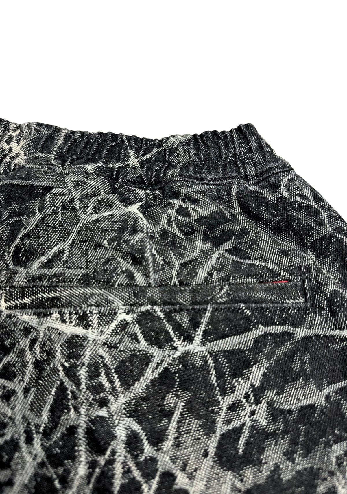 ACUPUNCTURE FASHION PATCH WORK OVERSIZED PANTS
