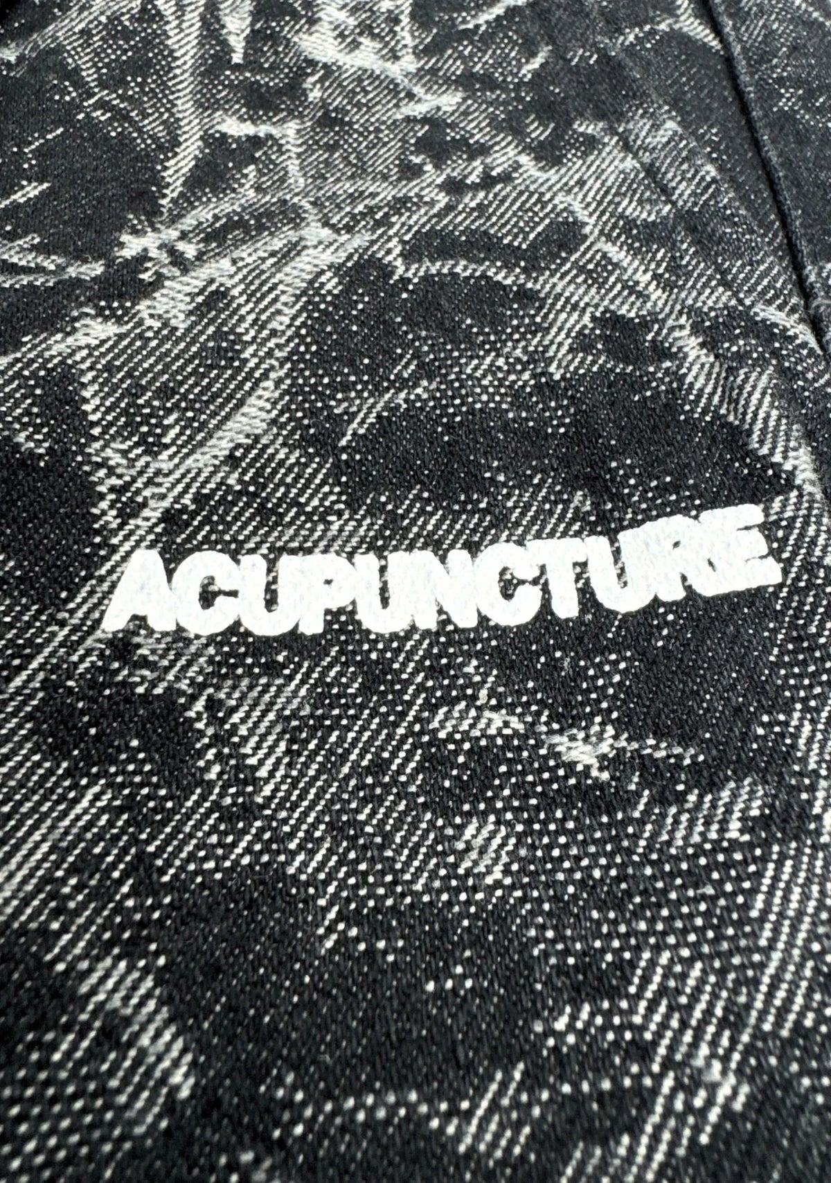ACUPUNCTURE FASHION PATCH WORK OVERSIZED PANTS
