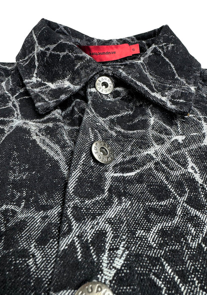ACUPUNCTURE FASHION PATCH WORK SHIRT