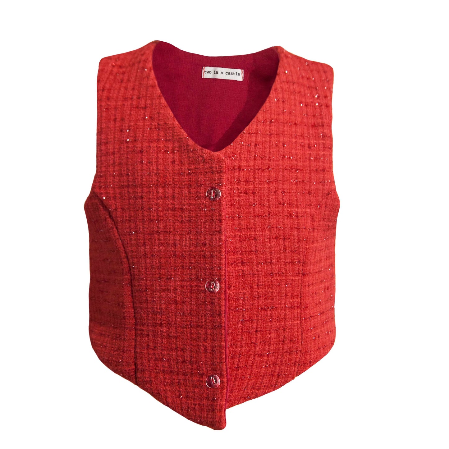 TC THE FESTIVE DROP TWEED VEST