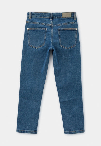 TRUSSARDI KIDS MEDIUM BLUE DENIM