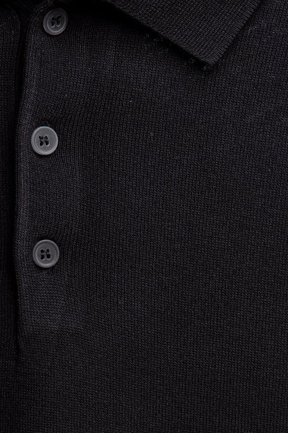 GIANNI LUPO MUSCLE FIT KNITTED POLO SHIRT