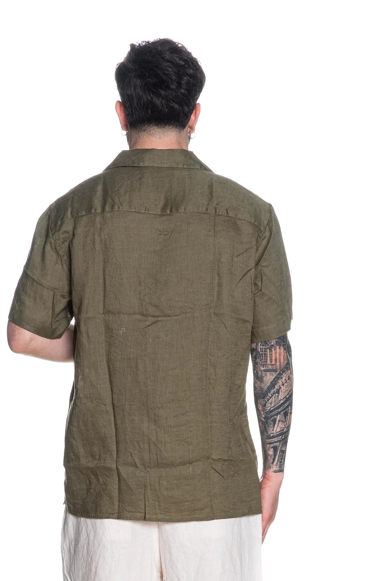 GIANNI LUPO LINEN SHORTSLEEVE SHIRT