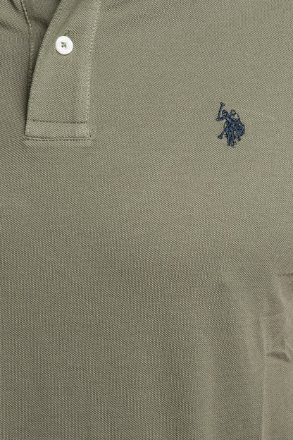 U.S POLO ASSN MAN SILVER & GOLD POLO SHIRT